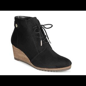 DR. SCHOLL'S CONQUER WEDGE BOOTIE - Black